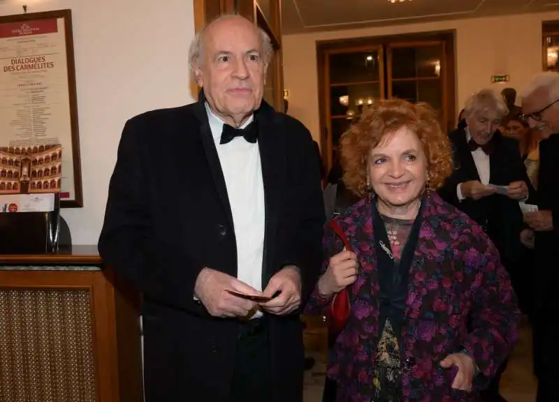 Claudio Strinati e la moglie Annarosa Mattei foto Di Bacco 