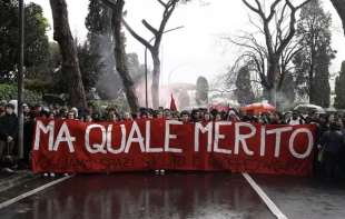 CORTEO DEGLI STUDENTI CONTRO IL GOVERNO MELONI