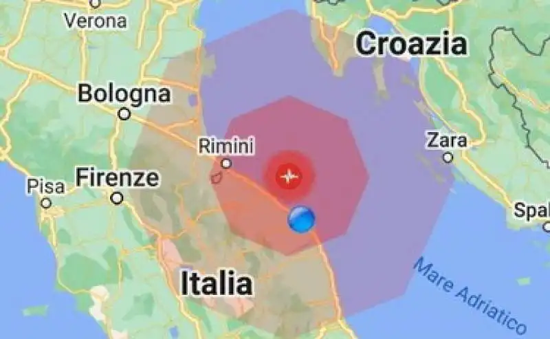 EPICENTRO TERREMOTO 9 NOVEMBRE