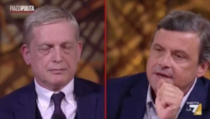 gianni cuperlo e carlo calenda a piazzapulita 5