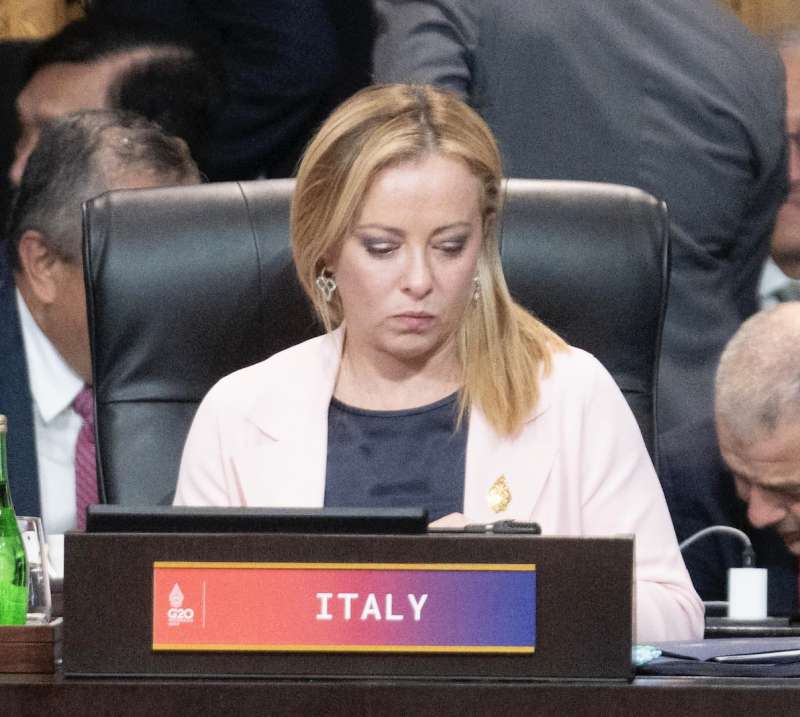 GIORGIA MELONI AL G20 DI BALI