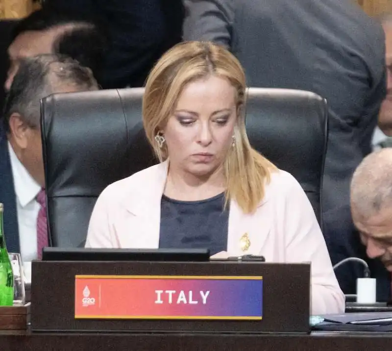 GIORGIA MELONI AL G20 DI BALI 