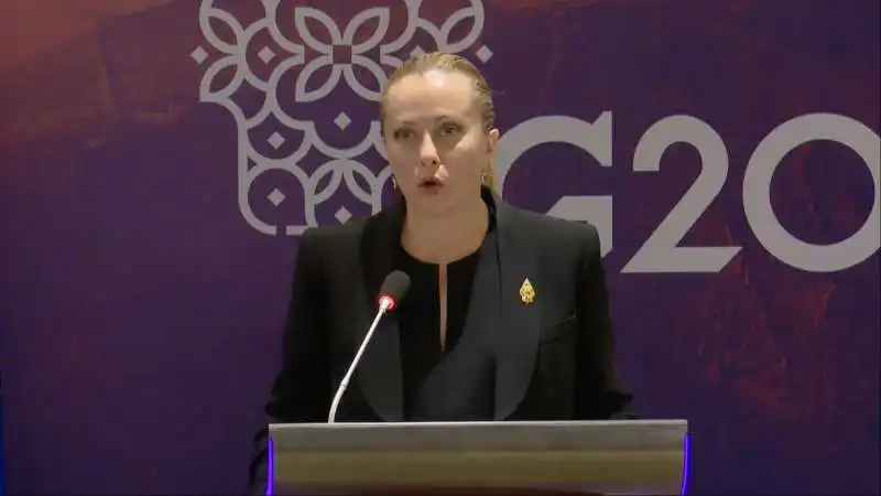 giorgia meloni   conferenza stampa g20 di bali 2