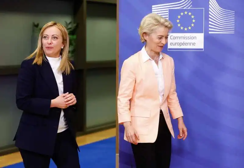 giorgia meloni ursula von der leyen   1