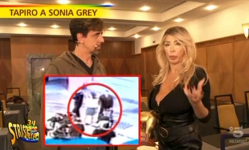 il tapiro a sonia grey per le 'molestie' a franco di mare 3