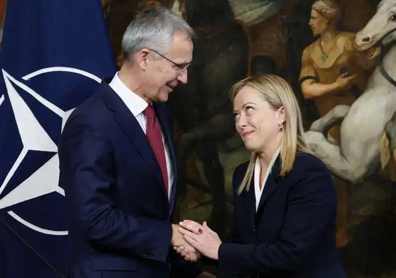 jens stoltenberg giorgia meloni   2