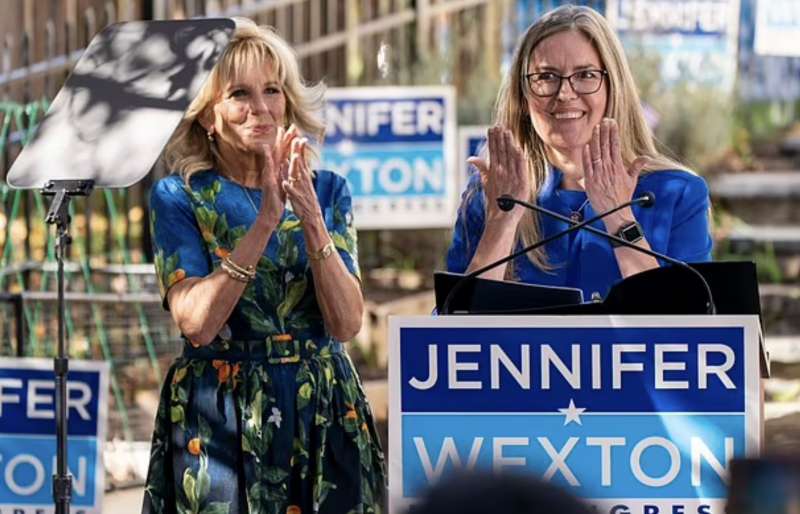 jill biden jennifer waxton VIRGINIA