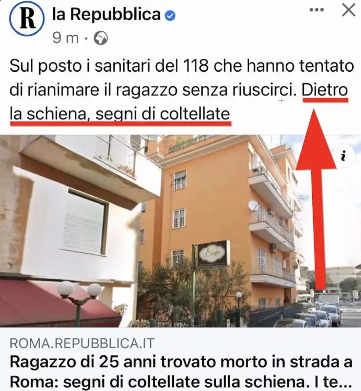 la repubblica, coltellate dietro la schiena 