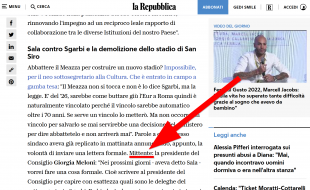 La Repubblica, il destinatario diventa il mittente