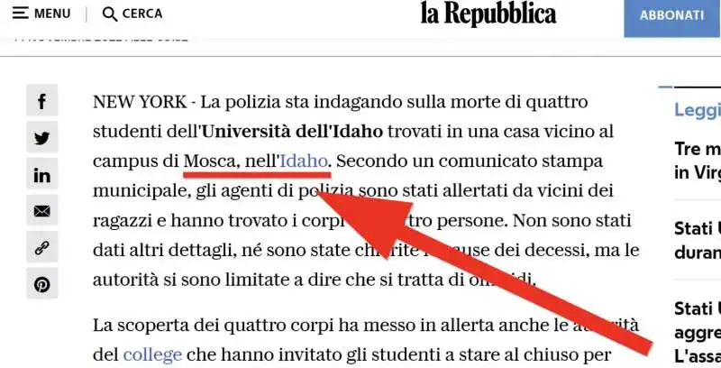 la repubblica, mosca ha traslocato negli usa 