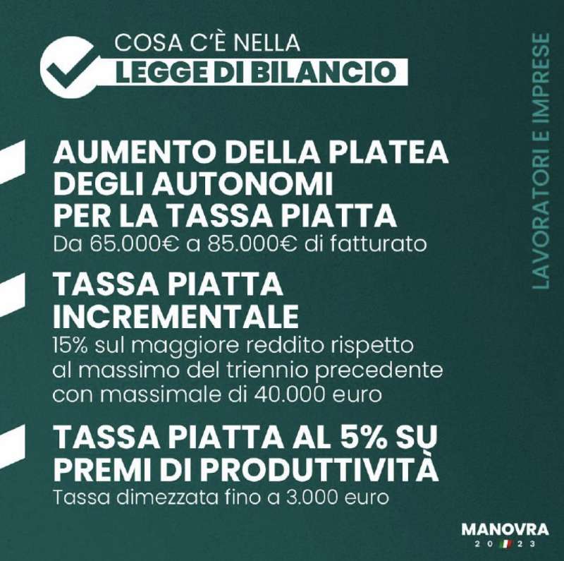 le slide del governo sulla manovra 4