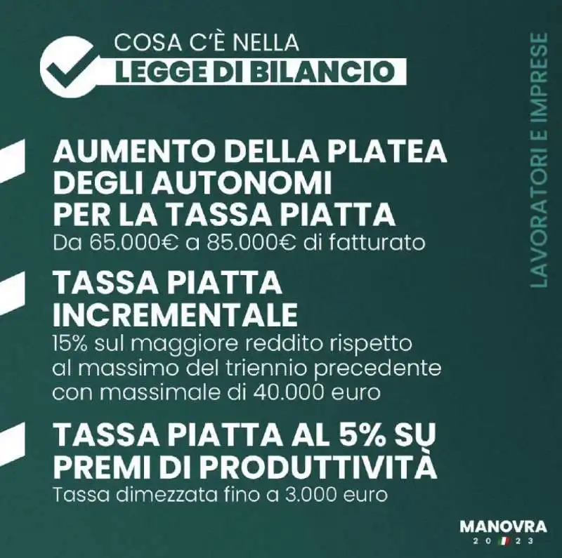 le slide del governo sulla manovra   4