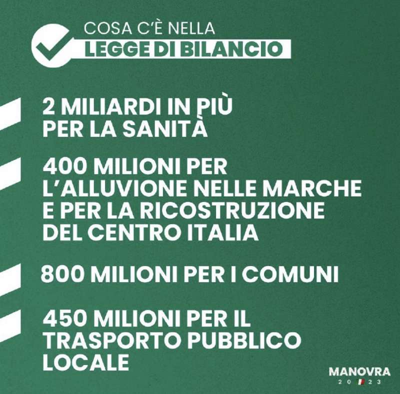 le slide del governo sulla manovra 7