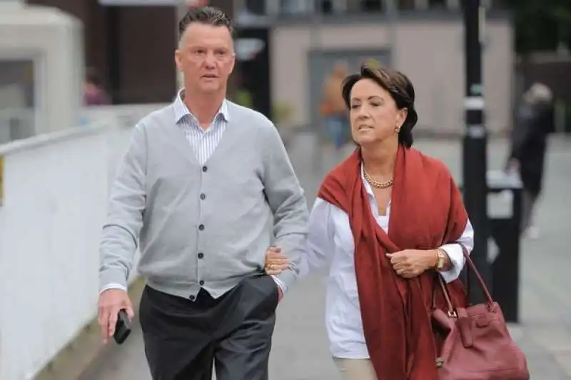 louis van gaal e la moglie 2