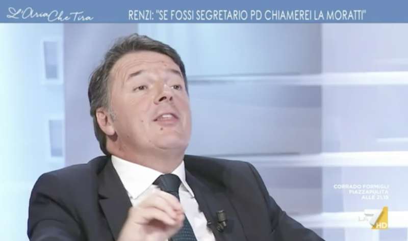 matteo renzi a laria che tira 1