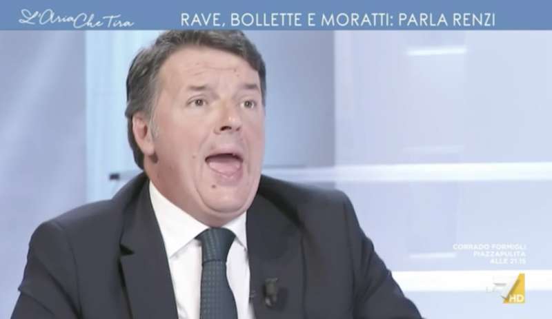 matteo renzi a laria che tira 2