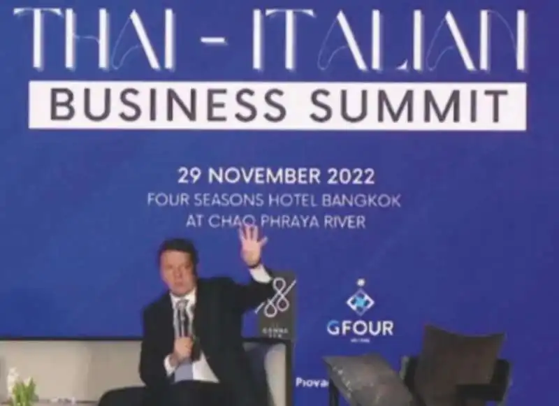 MATTEO RENZI AL THAI ITALIAN BUSINESS SUMMIT DI BANGKOK