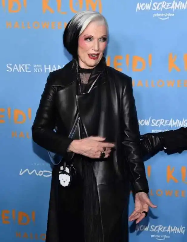 maye  musk alla festa di halloween di heidi klum 2022