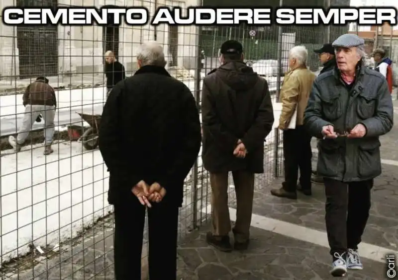 MEME SU ENRICO MONTESANO - CEMENTO AUDERE SEMPER BY EMILIANO CARLI 