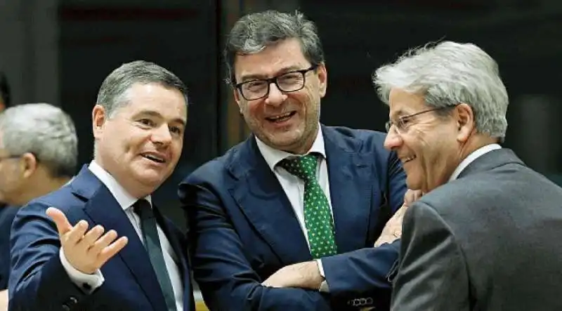 PASCHAL DONOHOE - GIANCARLO GIORGETTI - PAOLO GENTILONI

