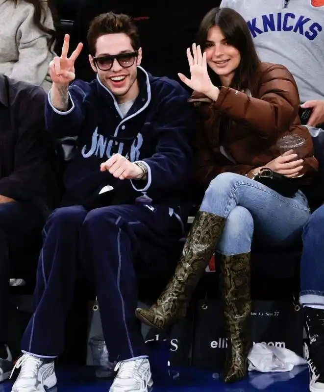 pete davidson e emily ratajkowski madison square garden3