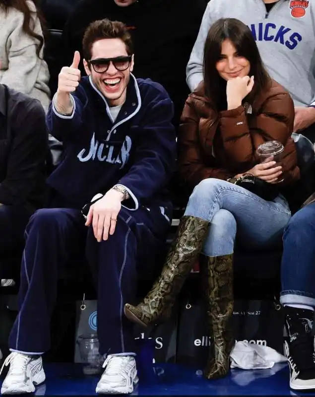 pete davidson e emily ratajkowski madison square garden4