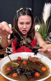 phonchanok srisunaklua youtuber mangia pipistrelli 2