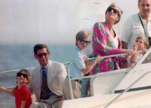 principe carlo, diana e i figli