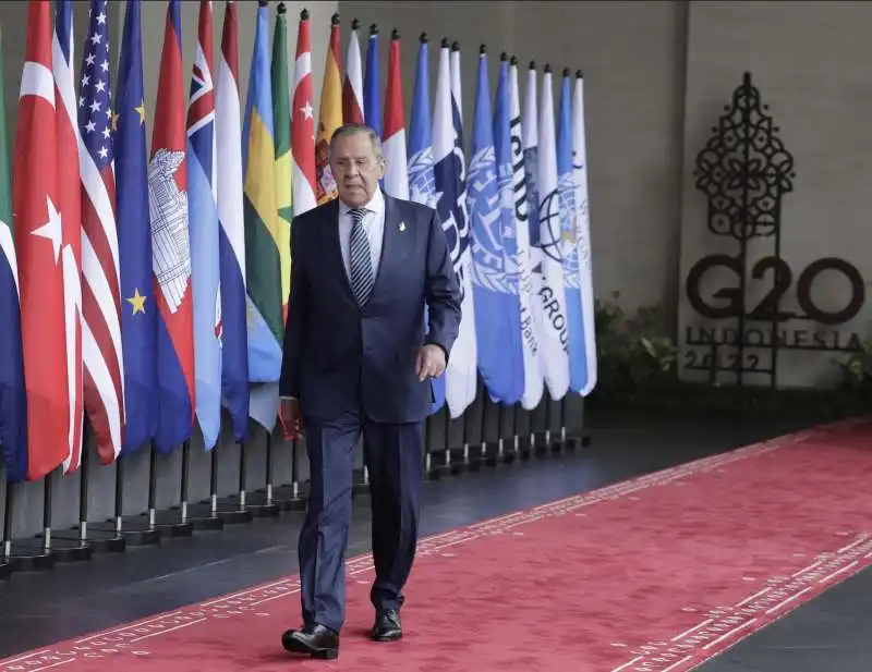 SERGEI LAVROV AL G20 DI BALI 