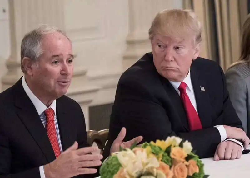 STEPHEN SCHWARZMAN DONALD TRUMP 