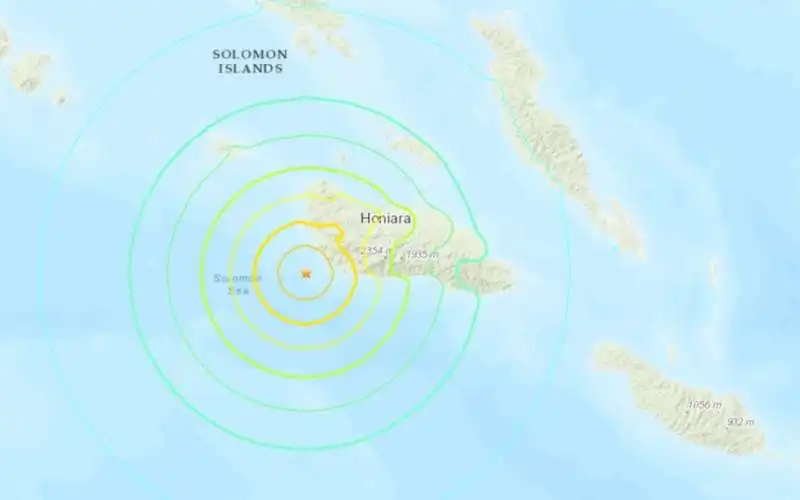 terremoto isole salomone    