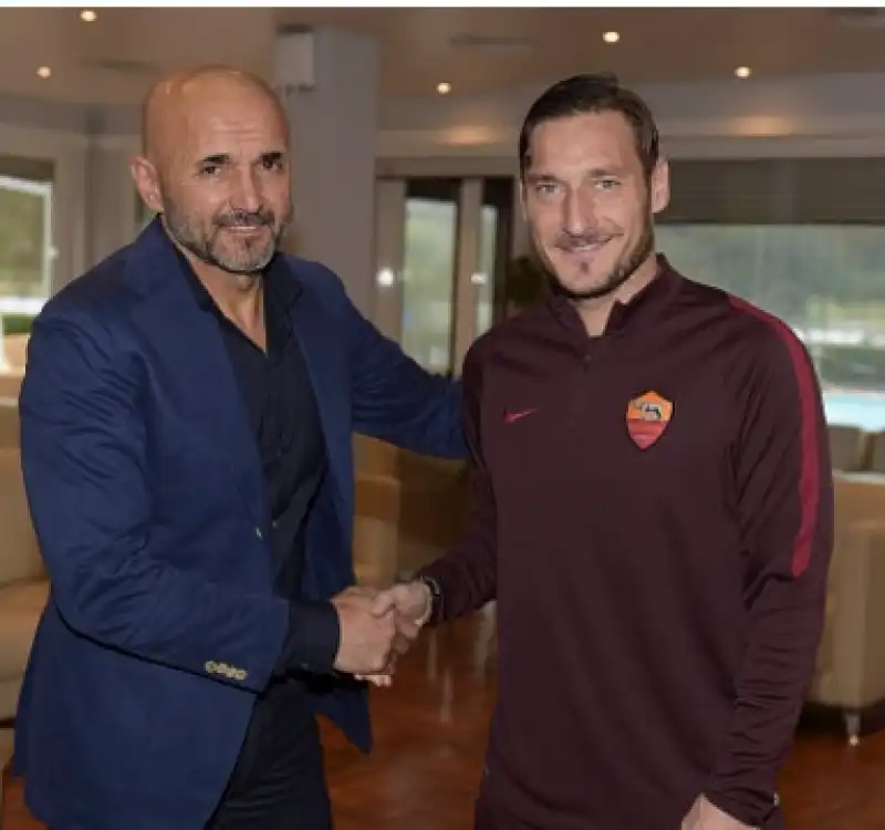 LUCIANO SPALLETTI FRANCESCO TOTTI