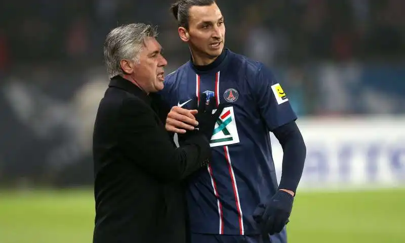 zlatan ibrahimovic carlo ancelotti 