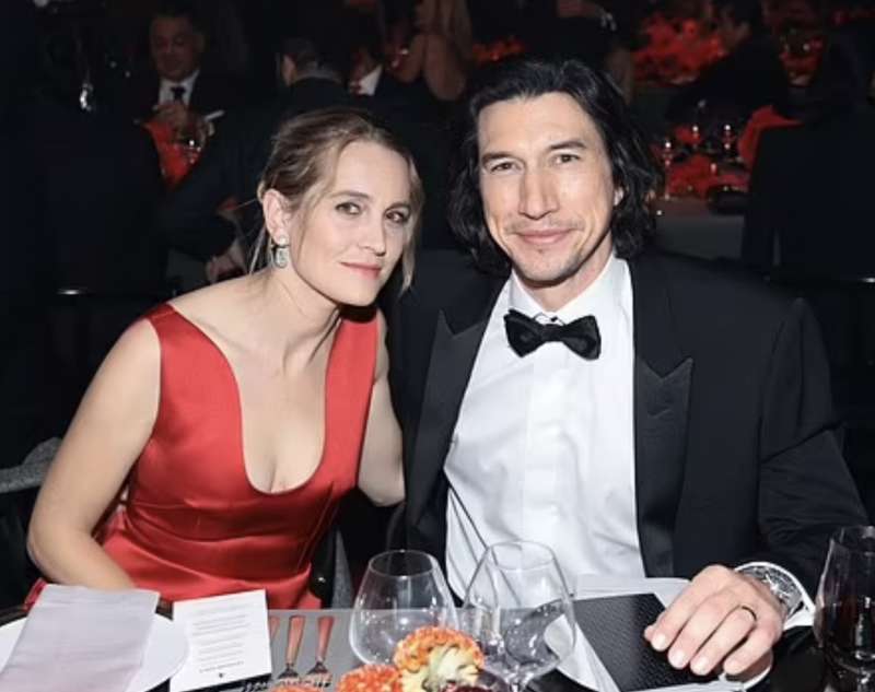 adam driver e la moglie joanne tucker