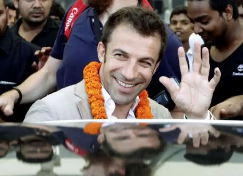 alessandro del piero in india nel 2014 