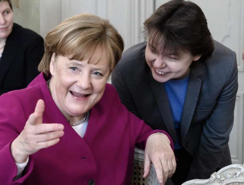 angela merkel beate baumann