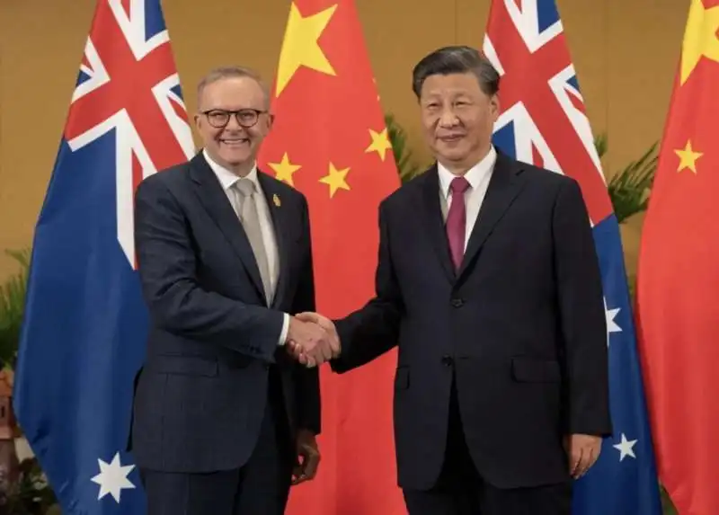 ANTHONY ALBANESE - XI JINPING    