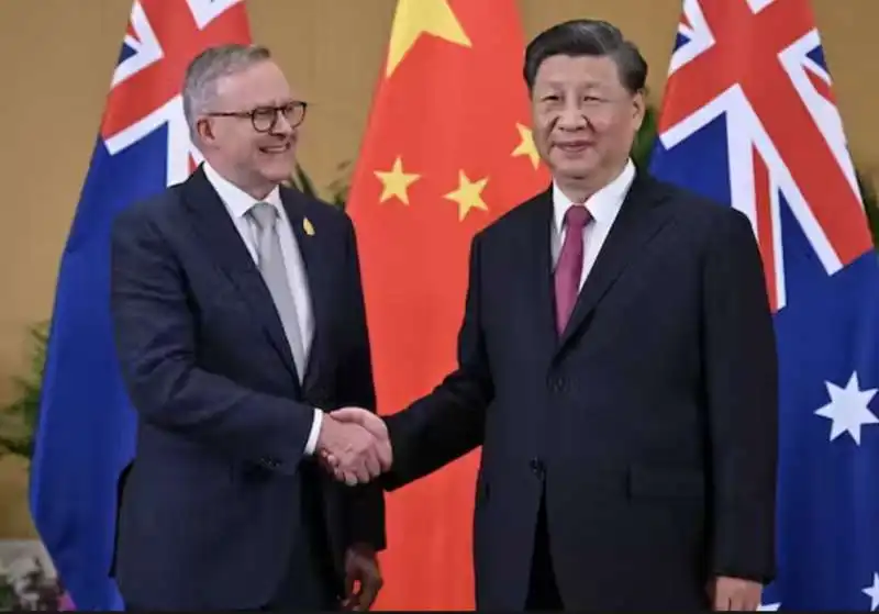 ANTHONY ALBANESE - XI JINPING  