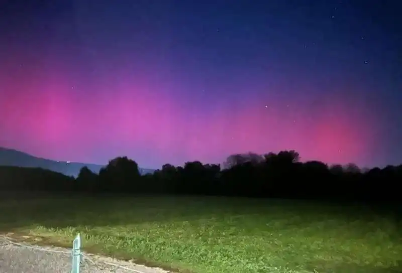 aurora boreale in italia   3