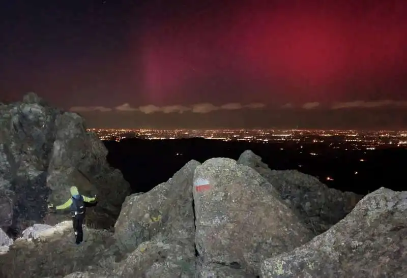 aurora boreale in italia   6