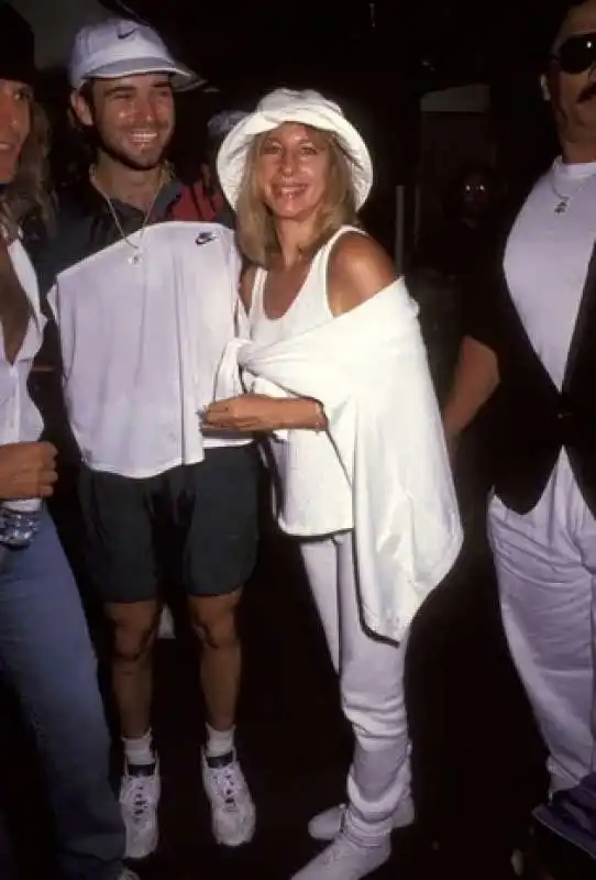 barbra streisand andre agassi