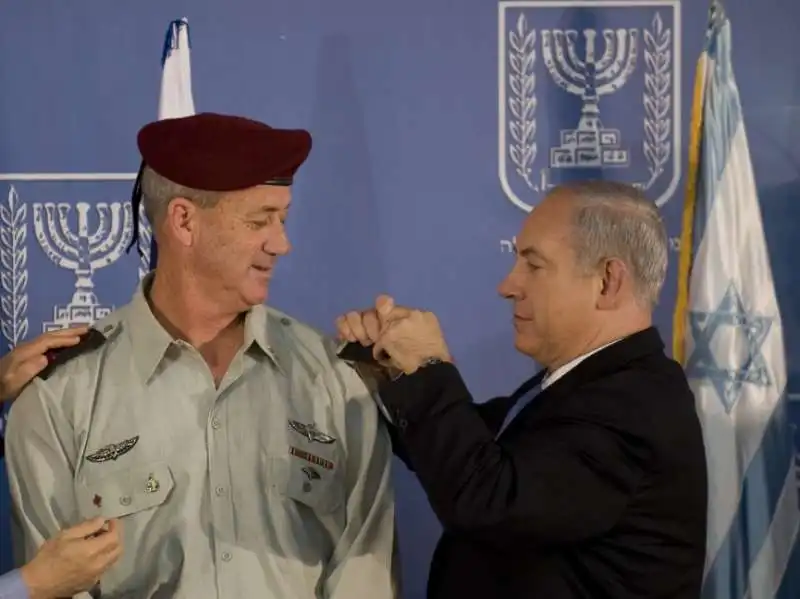 benny gantz benjamin netanyahu 