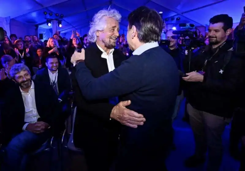 BEPPE GRILLO E GIUSEPPE CONTE AL CONVEGNO SULL INTELLIGENZA ARTIFICIALE