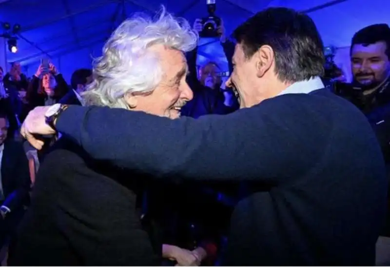 BEPPE GRILLO E GIUSEPPE CONTE AL CONVEGNO SULL INTELLIGENZA ARTIFICIALE 