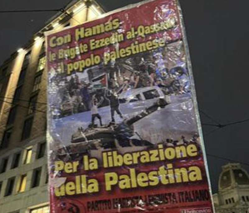 corteo pro palestina a milano 8