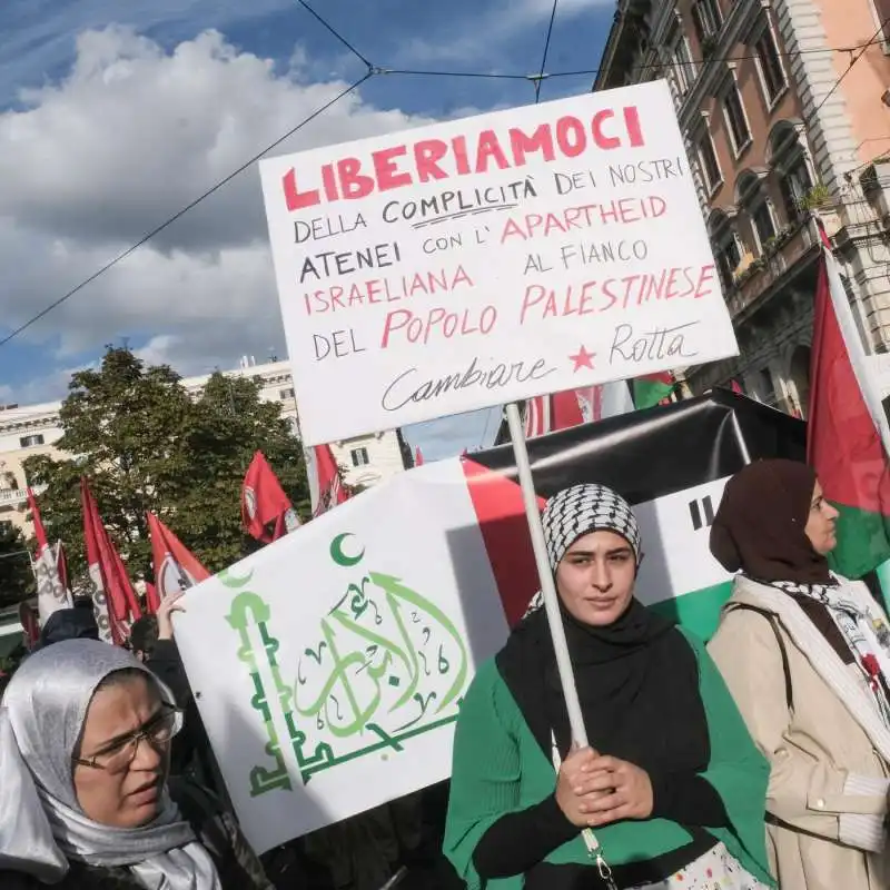 corteo pro palestina a roma   10