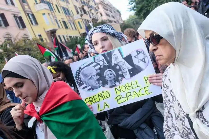 corteo pro palestina a roma   12