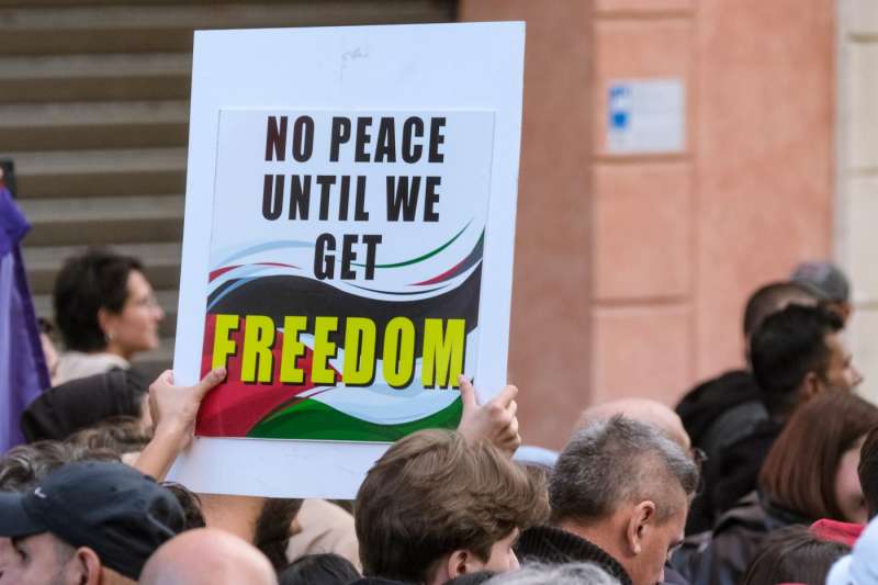 corteo pro palestina a roma 5