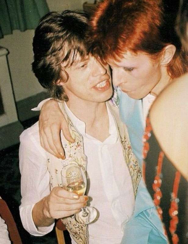 david bowie mick jagger by mick rock