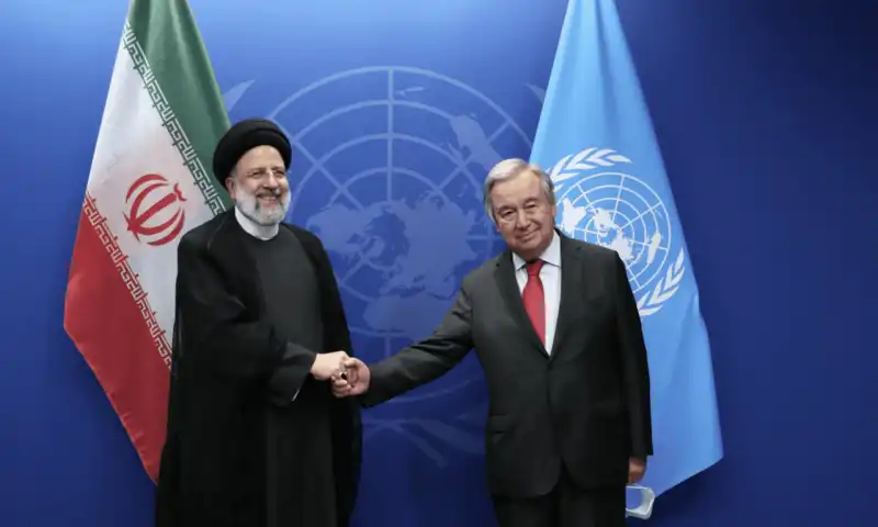 Ebrahim Raisi antonio guterres 